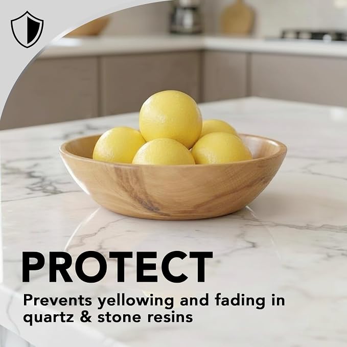 Weiman Quartz Countertop Cleaner and Polish (2 Pack w/Micro Towel) Clean and Shine Your Quartz Countertops Islands and Stone Surfaces with Ultra Violet Protection