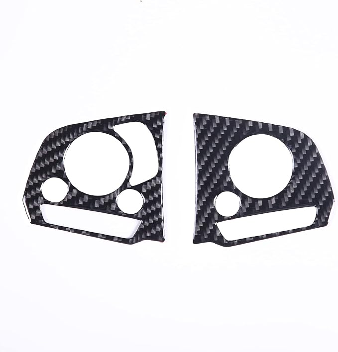 Direction Controller Button Cover, Car Steering Wheel Panel Protection Frame Sticker Trim for Honda Pilot 2016-2022/Passport 2019-2023, Carbon Fiber (Steering Wheel Button Frame)