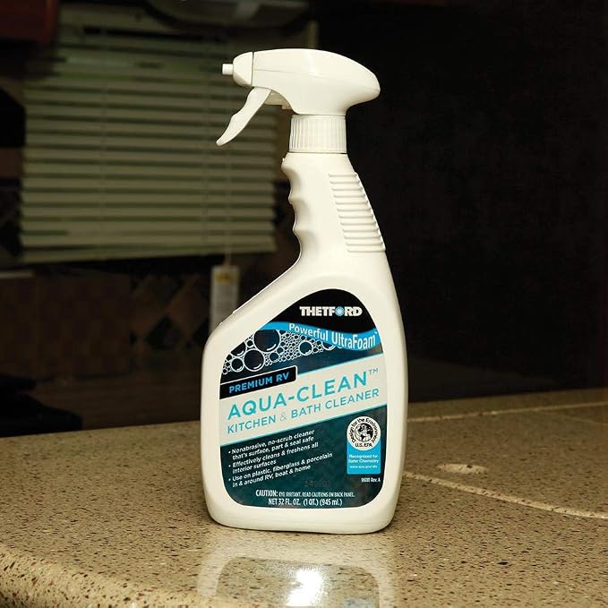 Premium RV Aqua-Clean Kitchen and Bath Cleaner - UltraFoam - 32 oz - Thetford 36971