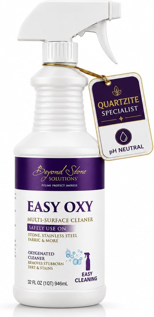 pH Neutral Stone Cleaner for Quartz, Marble, Quartzite & Natural Stone Countertops, Daily Care Formula for Surfaces That Require Special Care, Safe Stone Countertop Cleaner for Everyday Use, 32 oz