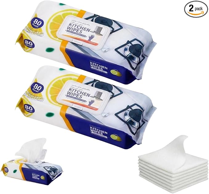 Kitchen Cleaning Wipes Dryer Airfryer Cleaner for Microwave, Air Fryers,Cooktops,Appliance Kitchen Cleaning Cloths Professional Grade Heavy-Duty Cleaning Stove (S 8.26x7.08 Inches)