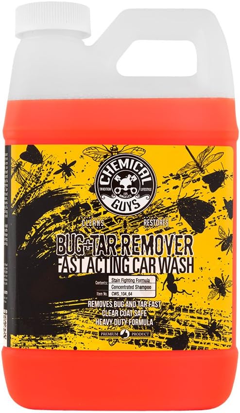 Chemical Guys, Bug & Tar Heavy Duty Wash Soap, Exterior Pre-Wash, 64 oz