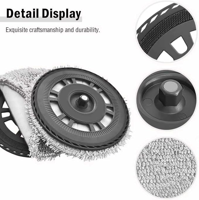 4Mop and 2 Mop Pad Plate Accessories for Dreame L20 Ultra/ L10s Ultra Gen2/ L10s Pro Ultra Heat/ X30 Ultra/ X40 Ultra/ X40 Master/ L40 Ultra, Board Holder Replacement Mop Tray Part Attachment