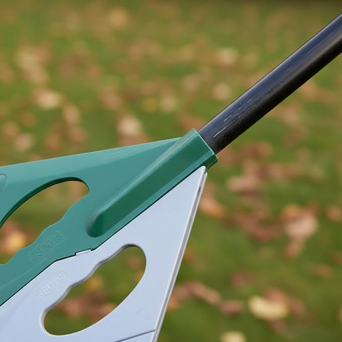predolo 2-in-1 Leaf Rake and Grabber Lightweight Leaf Collector Tool Lawn Care Equipment for Homeowners , W Ss Handle