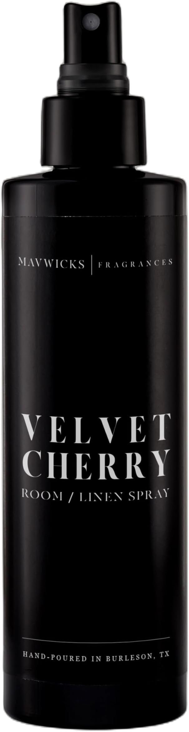 Mavwicks Fragrances - (Velvet Cherry) Linen & Room Spray (8oz) – Bedroom & Home Fragrance Mist, Long-Lasting Freshness To Brighten Up Your Space, Fabric & Air Freshener, Aromatherapy Scent Spray