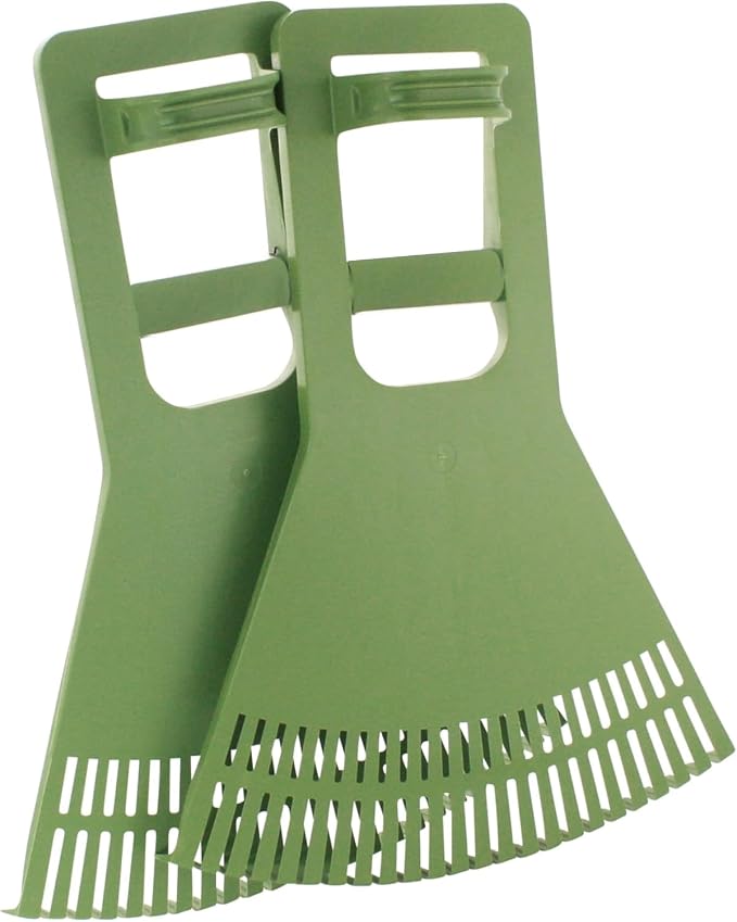 TheXceptional Pick-Up Claws | Ergonomic Leaf Scoops & Yard Grabber Tool | Light-Weight, Tall Grip Wide Rake Head, Easy Leaves Cleanup Hand Tool Garden Collector, Durable USA-Made by Vertex Products