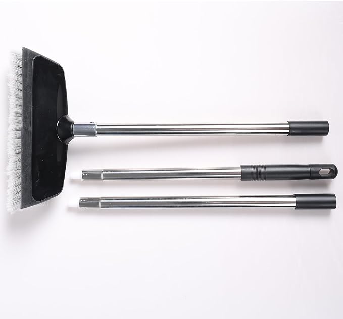52" Dip Car Wash Brush with Long Handle for Washing Cleaning House Siding, Solar Panel, Auto Cars, SUV, Trucks, RV, Floors and More