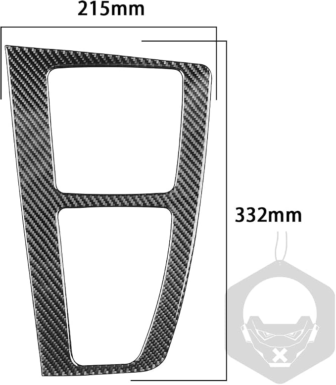 Real Carbon Fiber Trim for Audi 80A Q5 Accessories | for SQ5 2018-2025 Dash Center Console Gear Shift Panel Frame Cover Sticker Interior Thick Overlay Decal - A