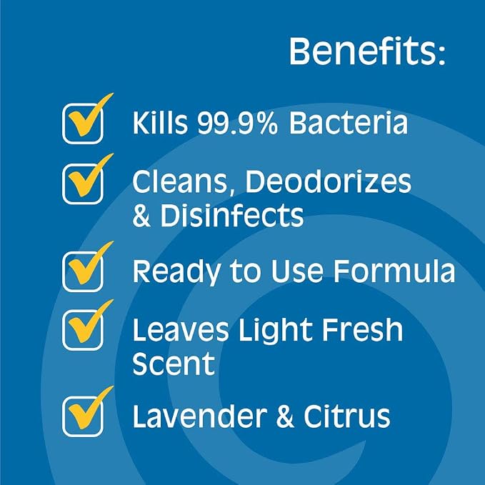 Gonzo Disinfectant Spray & All Purpose Cleaner - 24 Ounce (2 Pack) Lavender - Odor Eliminator, Disinfectant, Flood Fire Water Damage Restoration