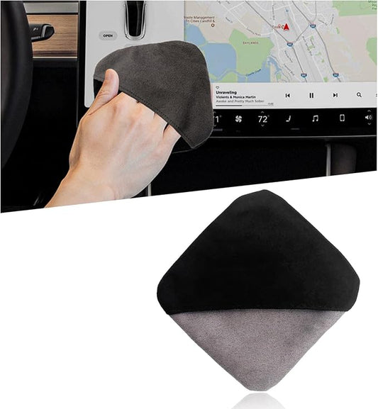 Car Screen Cleaner, Microfiber Dashboard Cleaning Wipes, Vehicle Touch Screen Pad Universal Cleaning Tool for Vehicle Dashboard Display, Car Cleaning Kits(Square)