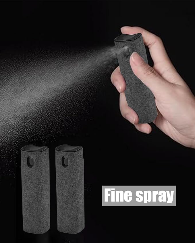 Car Screen Cleaner Spray and Wipe car Cleaning Touchscreen Mist Cleaner Touch Screen Cleaner for Car,iPad,Phone,MacBook, Phone Cleaning Kit,Car Essentials (2 Units)