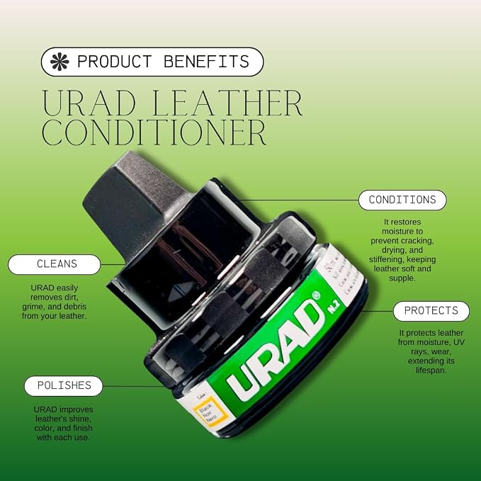 Leather Conditioner 50ml Black – Compact, Color-Restoring Leather Care for Shoes, Bags, Jackets, and More!