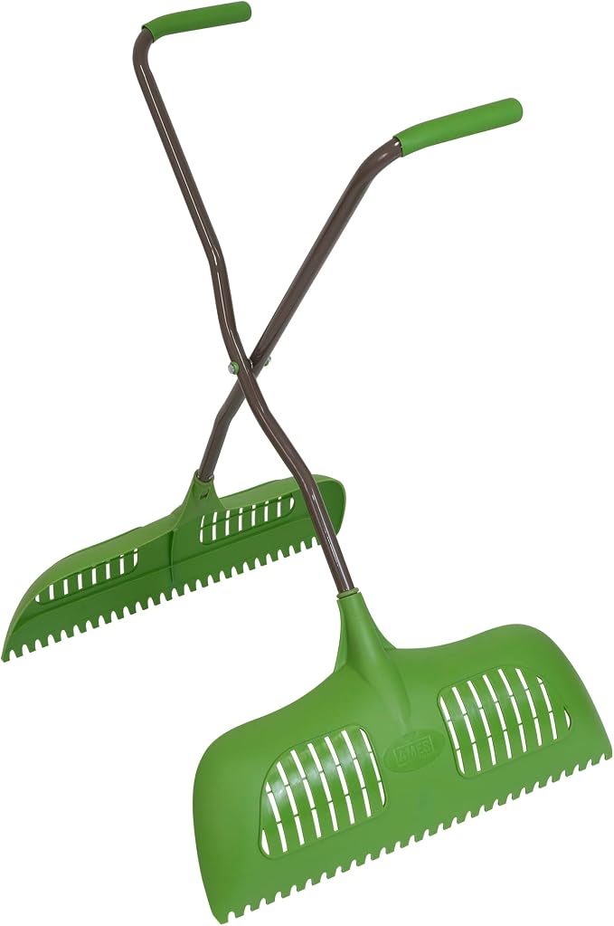 Earthwise Telescoping Leaf Clean-Up Tool Bundle with AMES Long Handle Leaf Grabber