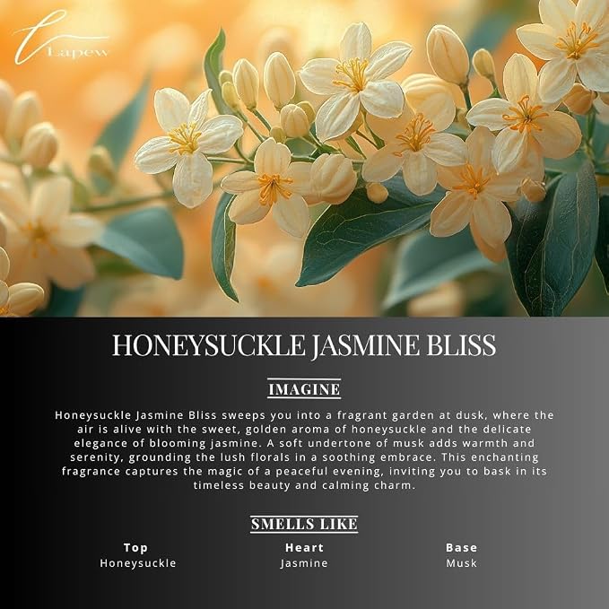 Lapew Room & Linen Spray | Fragrance Mist for Home, Car & Office | Fabric & Air Freshener | Neutralizing Mist | Made in USA | Honeysuckle Jasmine Bliss