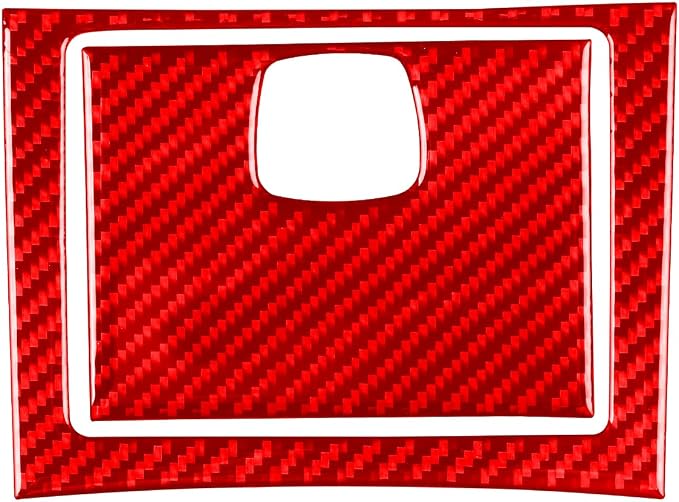 Real Carbon Fiber Trim for Toyota Camry Accessories | for 2012 2013 2014 Centor Control Gear Shift Storage Panel Interior Thick Overlay Decal 2PCs