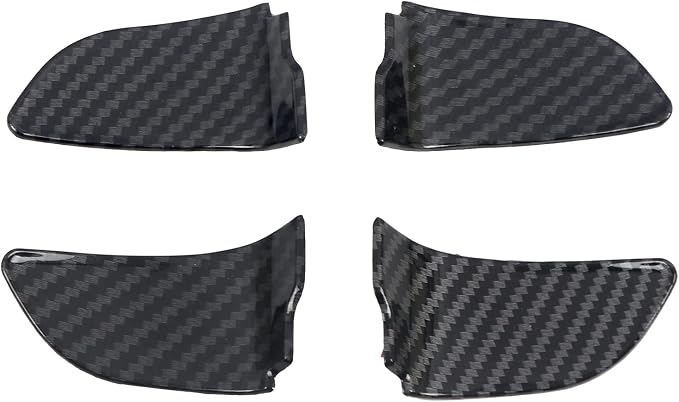 HIGH FLYING for Subaru WRX STI 2015-2021, Forester 2014-2018, XV Crosstrek 2013-2017, Outback/Legacy 2010-2019 Car Accessories Side Door Handle Bowl Cover Trim ABS Carbon Fiber Grain 4pcs
