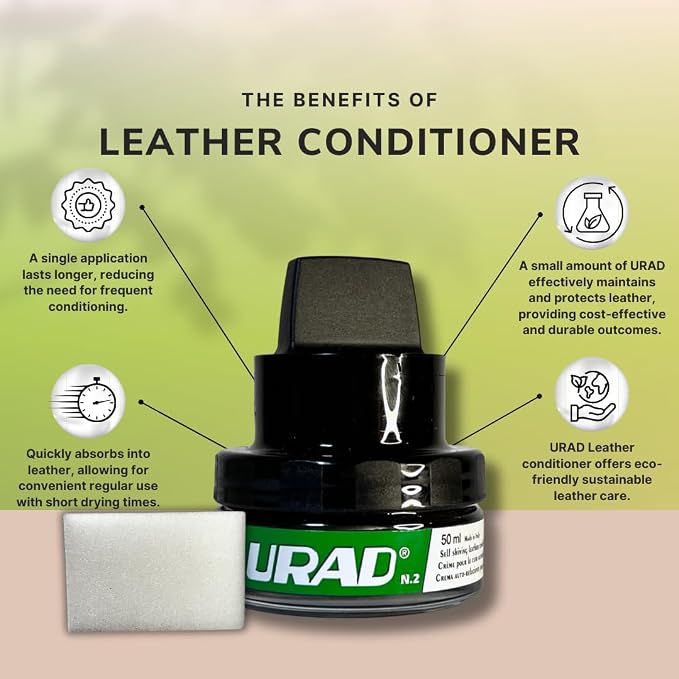 Leather Conditioner 50ml Cordovan – Compact, Color-Revitalizing Leather Care for Cordovan Shoes, Bags, and Accessories