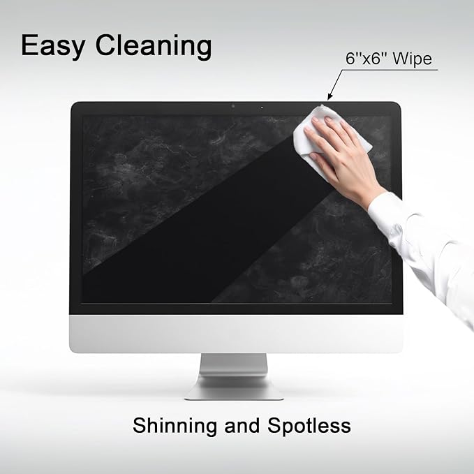 ARCHXX Screen Wipes for Electronics, 120 Count 6"x6" Pre-Moistened Screen Cleaner for Screens, Computer,Laptop,Tablet,Phone,Monitor,Car Screen Cleaner, Lens Wipes Individually Wrapped