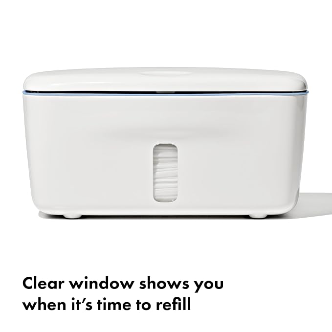 OXO Tot Perfect Pull Wipes Dispenser, Baby Wipe Holder - Dusk