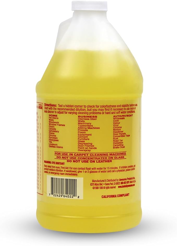 La's Totally Awesome All Purpose Cleaner & Degreaser, 24 oz Spray + 64 oz Refill, Multi Surface Cleaner, Kitchen & Bathroom Cleaner, Grease Remover for Floors, Tile & Countertops