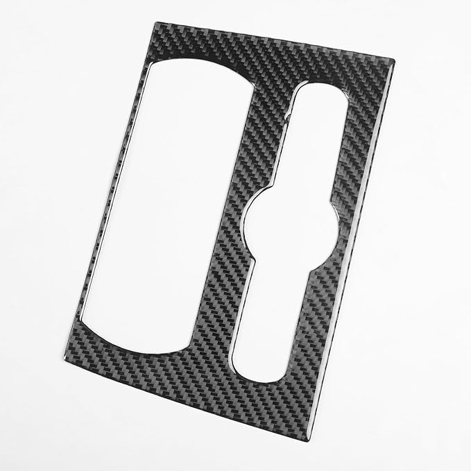 Fit for Cadillac Escalade ESV 2007-2014 / EXT Hybrid 2009-2013 | Real Carbon Fiber | Trim Rear Console A C Audio Control Cover | Stickers | Self-adhesive