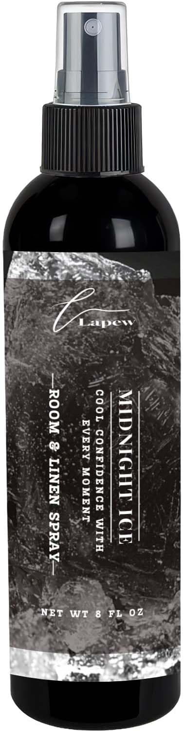 Lapew Room & Linen Spray | Fragrance Mist for Home, Car & Office | Fabric & Air Freshener | Neutralizing Mist | Made in USA | Midnight Ice