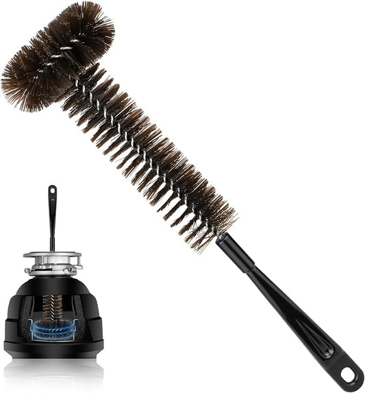 Garbage Disposal Cleaner Brush, Extra Long Handle for Deep Cleaning, 3D Nylon Brush Head Eliminates Residue and Odor, Universal Fit for All Disposal Units, Keep Your Kitchen Fresh and Hygienic 15inch