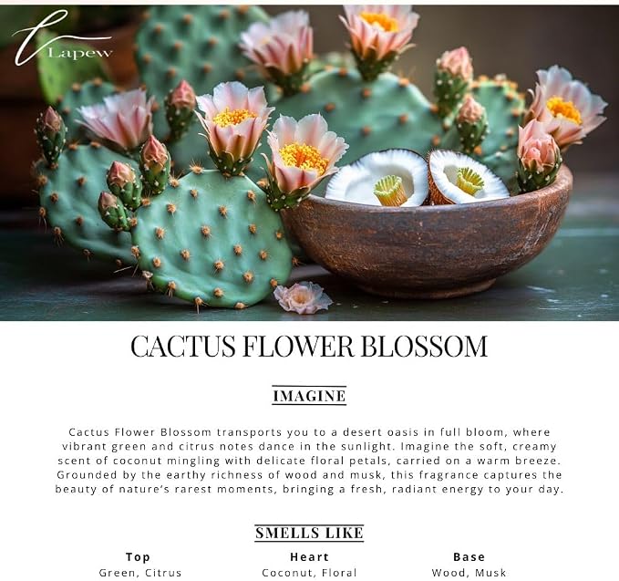 Lapew Room & Linen Spray | Fragrance Mist for Home, Car & Office | Fabric & Air Freshener | Neutralizing Mist | Made in USA | Cactus Flower Blossom