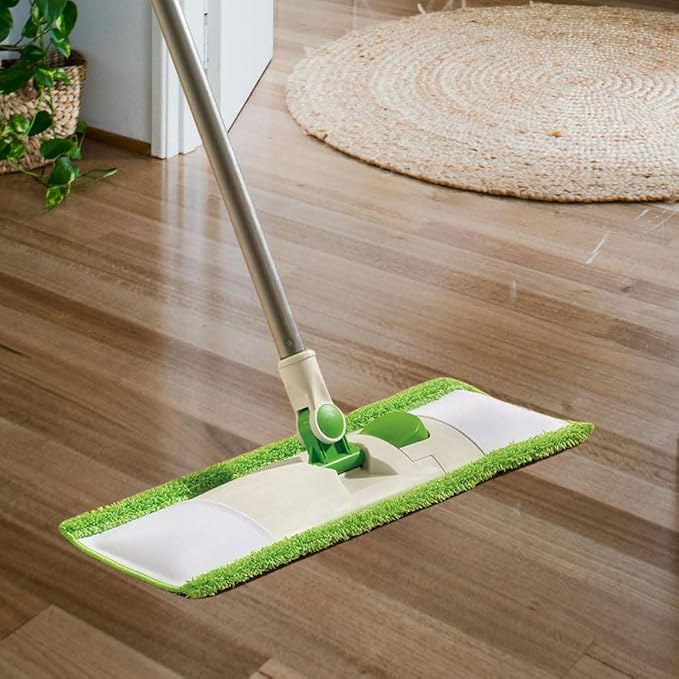 6 Pack Reusable Mop Pads Compatible with 3M Scotch-Brite M-005 Floor Mops, Microfiber Hardwood Floor Mop Pads Wet or Dry Use mop,Fit for Folding mop 15 in*3.9 in mop Head