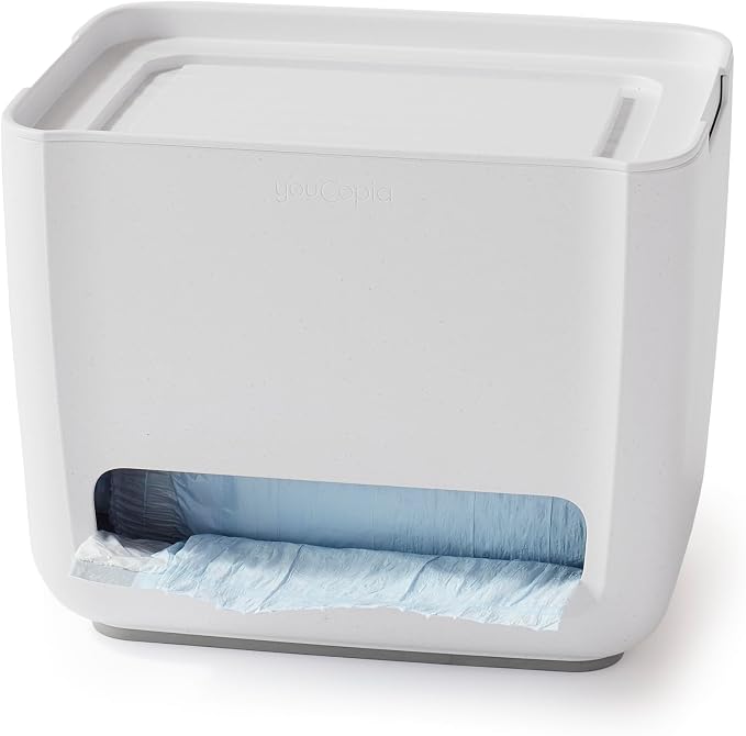 YouCopia SinkSuite Trash Bag Dispenser, Garbage Bag Holder, Top Lid Storage