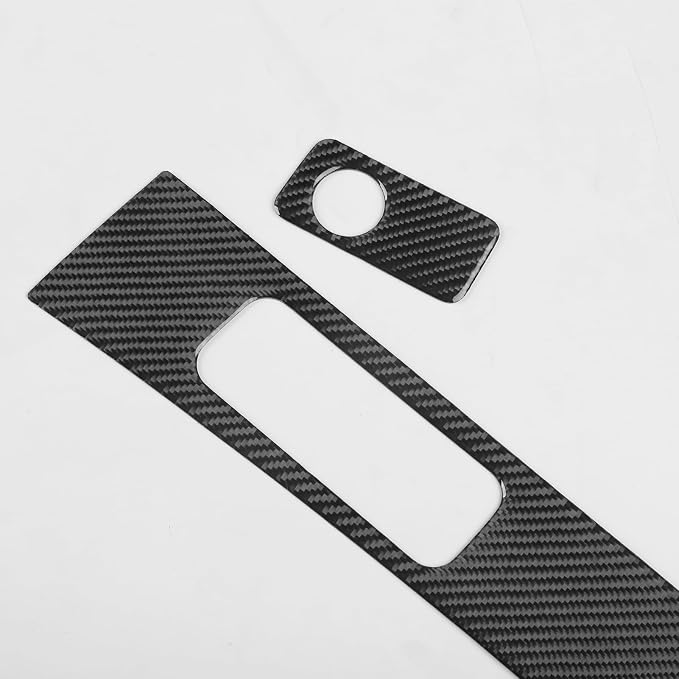 Real Carbon Fiber Trim for Honda Accord Accessories | for 2003 2004 2005 2006 2007，Passenger Storage Glove Box Switch Panel，Thick Overlay Sticker Decal