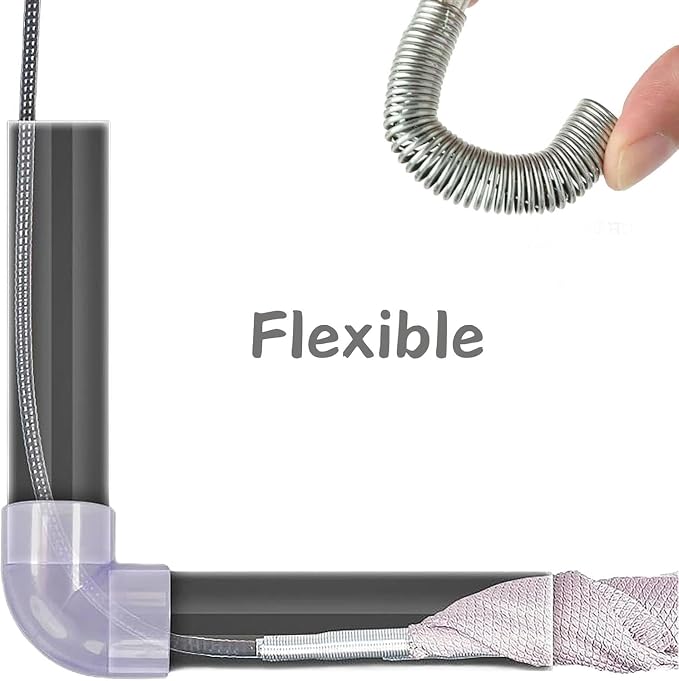 Flexible Grabber Claw Tool 118", Extra Long Grabber Reacher Tool, Drain Snake Hair Drain Clog Remover with 4-Claw Pickup Tool for Sink, Shower, Bathtub, Toilet and Pipe Cleaning