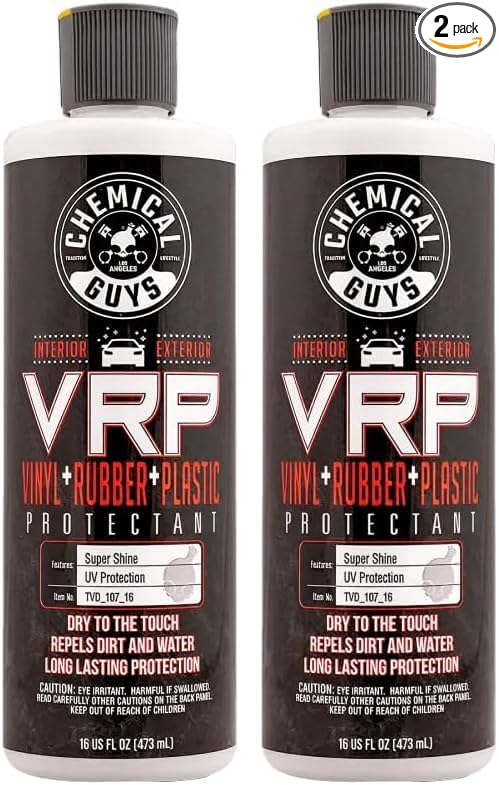 Chemical Guys TVD_107_16 VRP Vinyl, Rubber and Plastic Non-Greasy Dry-to-the-Touch Long Lasting Super Shine Dressing for Tires, Trim and More, Safe for Cars, Trucks, SUVs, RVs & More, 16 fl oz
