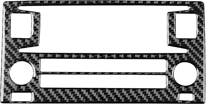 Fit for Cadillac Escalade ESV 2007-2014 / EXT Hybrid 2009-2013 Type-B | Real Carbon Fiber | Accessories | Trim Cover Radio Panel | Stickers | Anti-scratch