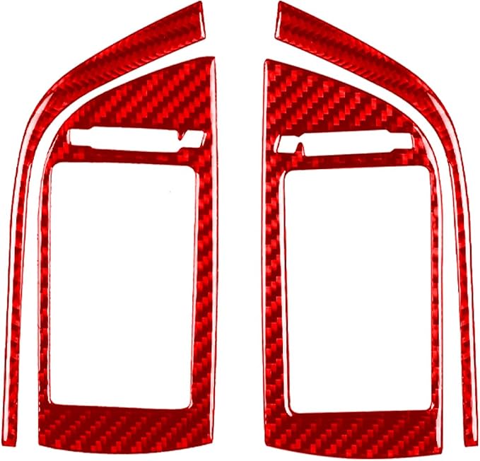 Real Carbon Fiber Trim for Toyota Camry Accessories | for 2012 2013 2014 Dashboard Air Vent Wind Outle Panel Interior Thick Overlay Decal