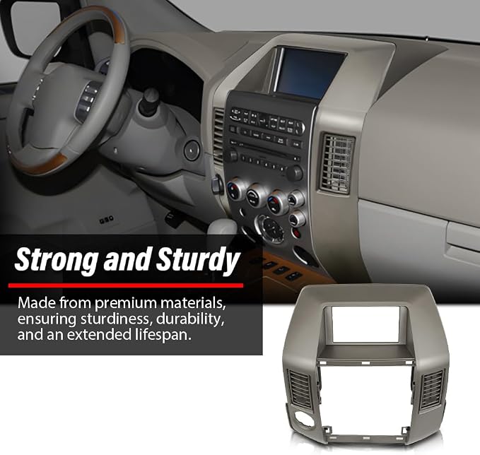 DOTCOM Center Dash Radio Vent Bezel Trim Fit Infiniti QX56 2004-2007