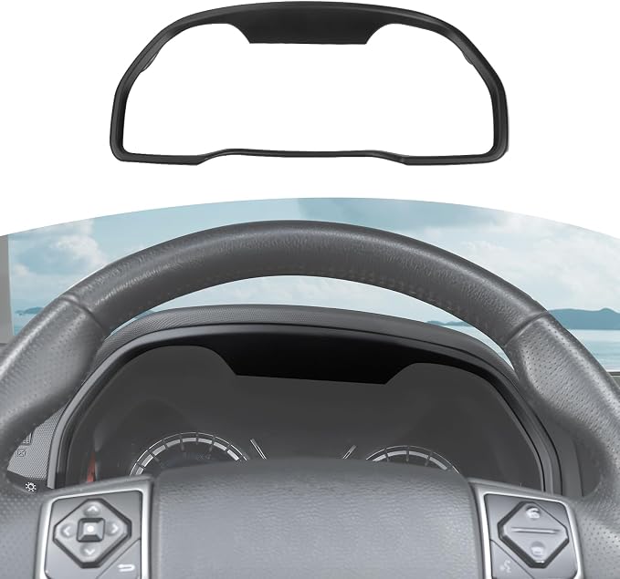 RT-TCZ for 4Runner Dash Cluster Instrument Panel Gauges Trim Cover for Toyota 4Runner 2010-2023 Matte Black Interior Accessories
