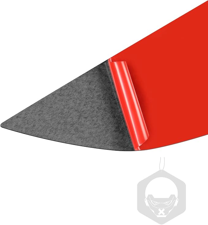 Red Real Carbon Fiber Trim for Nissan Rogue Accessories | for 2014-2020 / Rogue Sport 2017-2022 Inner Door Pull Handle Panel Sticker Interior Thick Overlay Decal