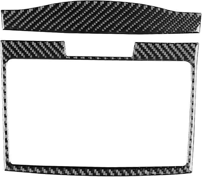 Real Carbon Fiber Trim for Honda CRV Accessories | for CR-V 2012 2013 2014 2015 2016 Central Console CD Player Panel Sticker Interior Thick Overlay Decal - B