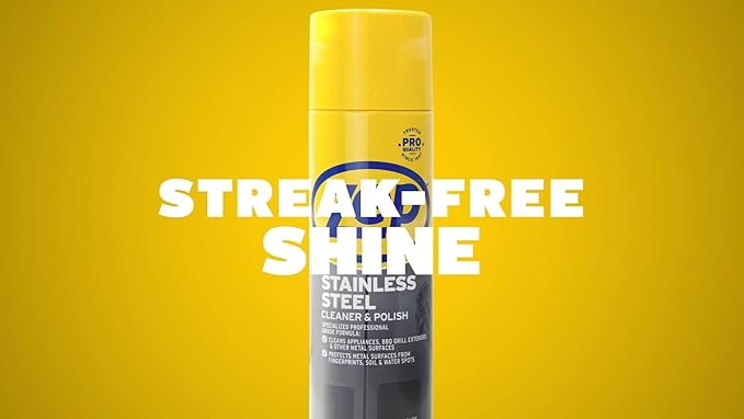 Zep Stainless Steel Cleaner and Polish 14 ounces - ZUSSTL14 - Protects Metal Surfaces from Fingerprints, Soil and Waterspots