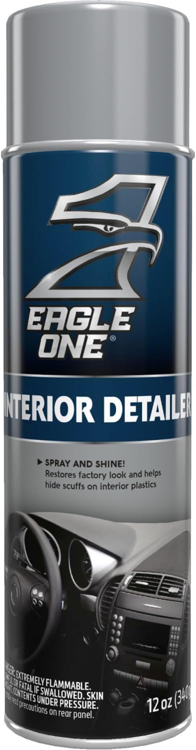 Eagle One Car Interior Detailer, One Step Detailer Spray for Cars, Trucks, 12 Oz