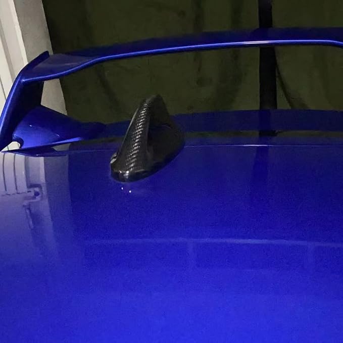 HIGH FLYING for Subaru WRX 2015-2021 Car Exterior Accessories Antenna Cover Decor Trim Real Carbon Fiber 1pc (Check Pic2 Before Order)