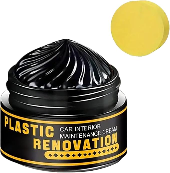 Trim Restorer Glaze Cleaner Detailing Supplies | Renewal Agent for Auto Exterior Interior Truck Dashboard Window Strip Door Handle Tire