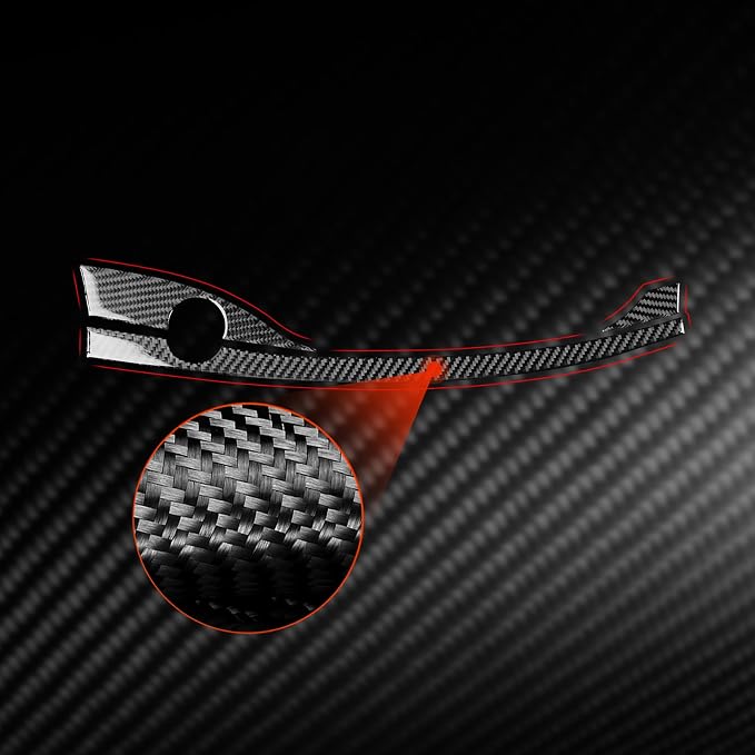 Real Carbon Fiber Trim for Honda CRV Accessories | for CR-V 2012 2013 2014 2015 2016 Central Control Panel Cover Sticker Interior Thick Overlay Decal