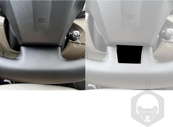 Glossy Bright Piano Black Car Dashboard Control Panel Lower Part Decorative Cover Sticker Interior Trim Compatible with Toyota Corolla 2009 2010 2011 2012 2013 Auto Trim Accessories