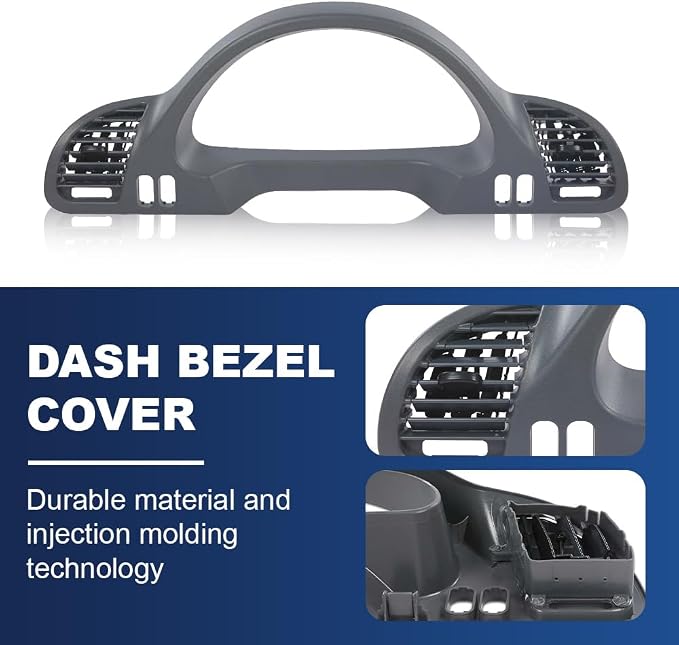 PIT66 Dash Panel Bezel Fit Dodge Sprinter 2002-2006 With A/C Nozzle Left | Dash Panel Bezel Compatible with Dodge Sprinter 2002-2006 LH Driver Side With A/C Nozzle Dash Board