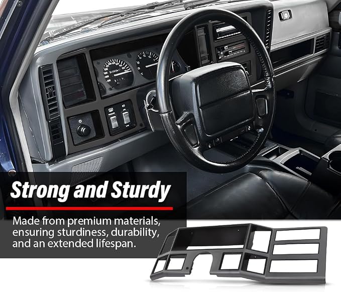DOTCOM Dash Cover Panel Compatible with Jeep Cherokee XJ 1984-1996