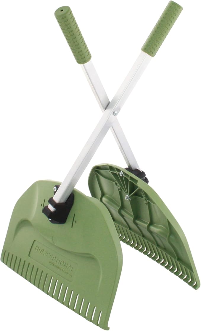 TheXceptional Pick-Up Jaws | Quality Garden Grabber Scissor Claw with Comfort Grip for Grass, Lawn Clippings, Twigs or Debris | Back Saving Clean-Up Tool | Made in USA by Vertex Products | Model EX740