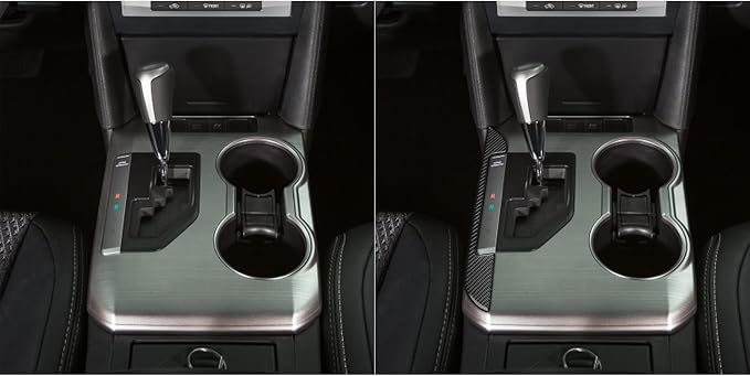 Real Carbon Fiber Trim for Toyota Camry Accessories | for 2012 2013 2014 Center Console Gear Shift Side Decorative Strip Panel Sticker Interior Thick Overlay Decal