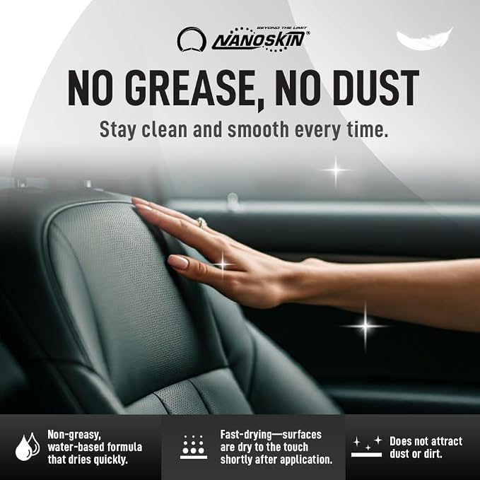 Nanoskin MULTI DRESS All Purpose Dressing 55 Gallons - Interior & Exterior Dressing for Car Detailing | Works on Tire, Vinyl, Rubber, Plastic & Trim | Safe for Cars, Trucks, Motorcycles, RVs & More